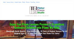 Desktop Screenshot of fisherpianostudio.com